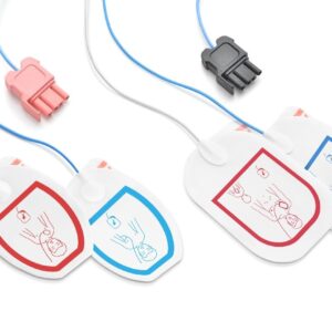 Defibrillation disposable pads, Adu/Ped with auto-identification